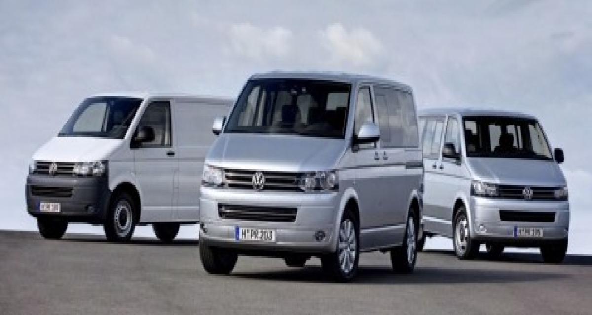 Le Volkswagen Transporter restylé en détails