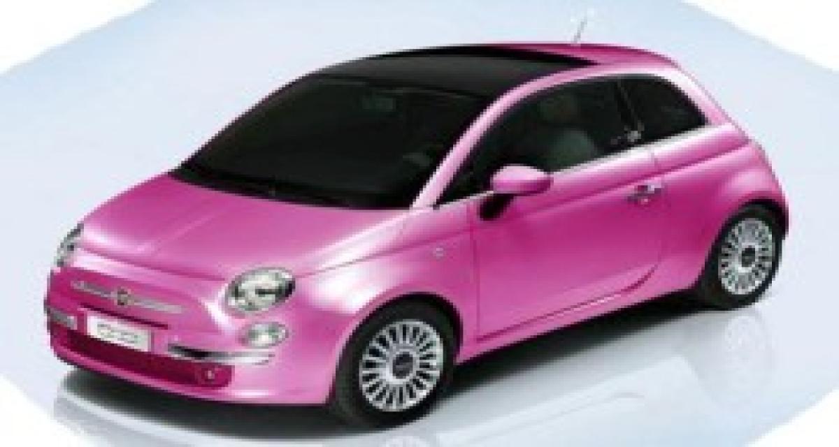 La Fiat 500 So Pink en Italie
