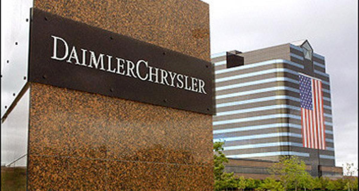 Chrysler attaque Daimler en justice 