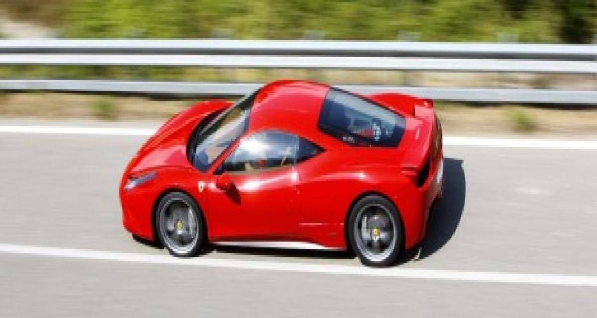 Ferrari 458 Italia : nouvelles photos et vidéo