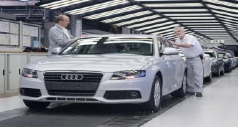  - Audi A4 version Clean Diesel à Francfort