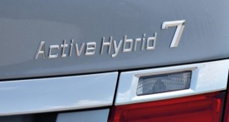  - BMW : 1 000 ActiveHybrid en un an aux USA