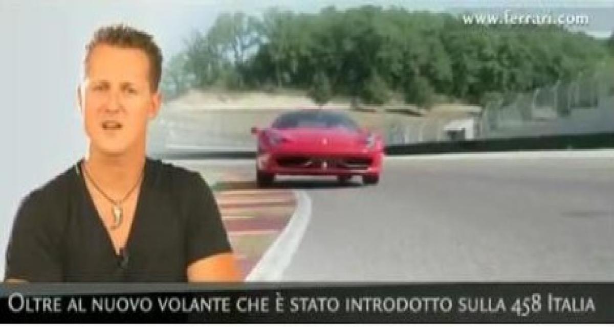 Ferrari 458 Italia : Schumacher en parle
