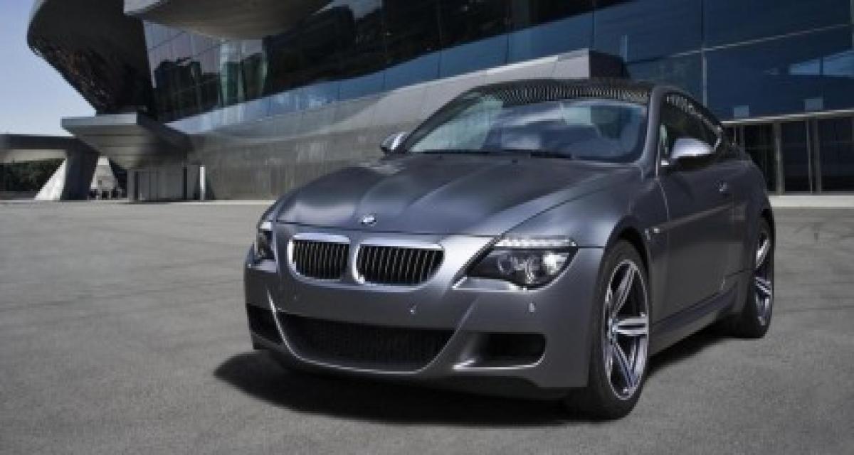 Francfort 2009 : BMW M6 Competition Edition