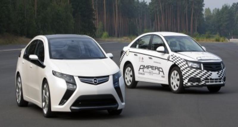  - L'Opel Ampera passe aux phases de tests