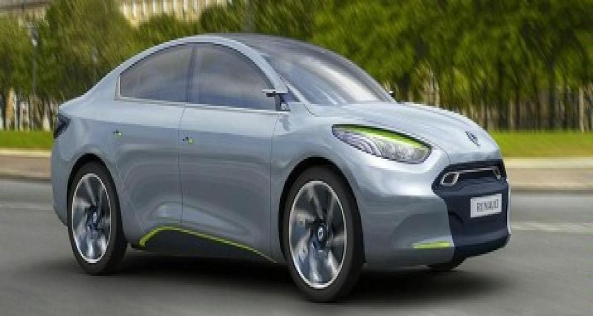 Francfort 2009 : Renault Fluence Zero Emission Concept