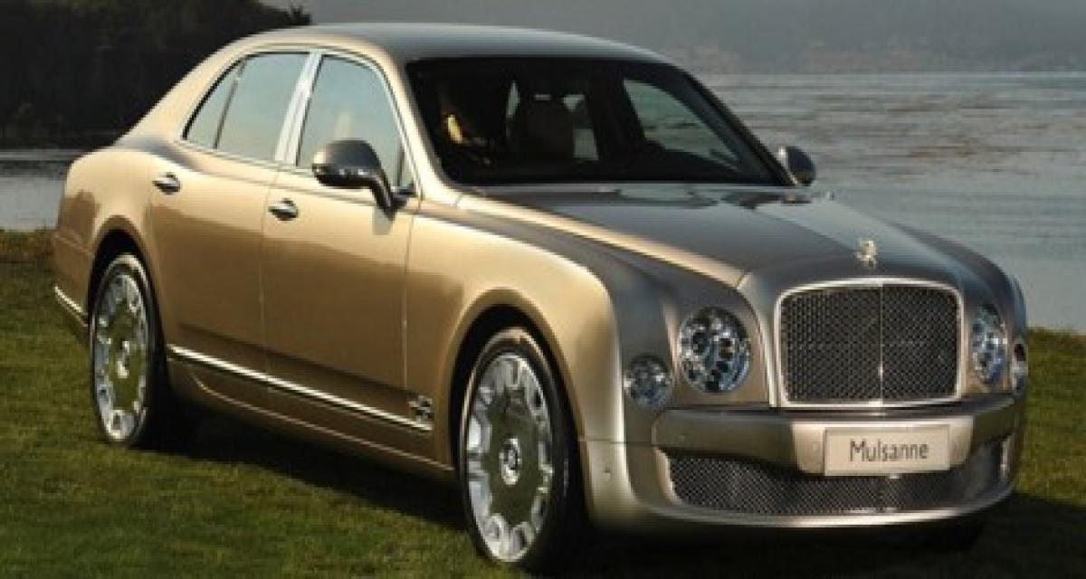 Quelques détails sur la Bentley Mulsanne