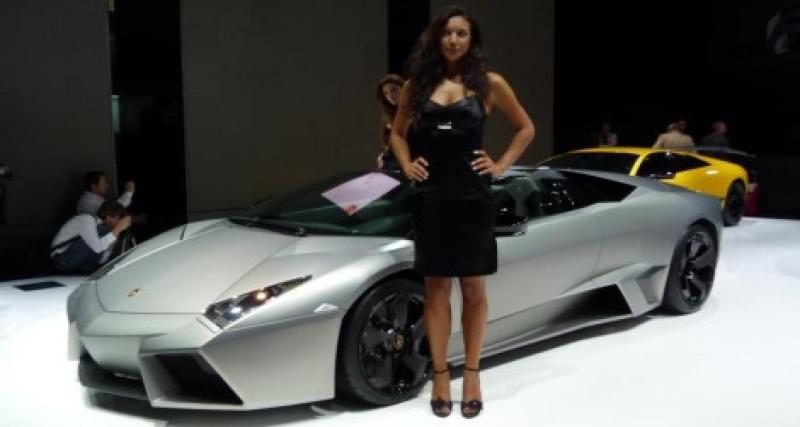  - Francfort 2009 live : Lamborghini Reventon Roadster