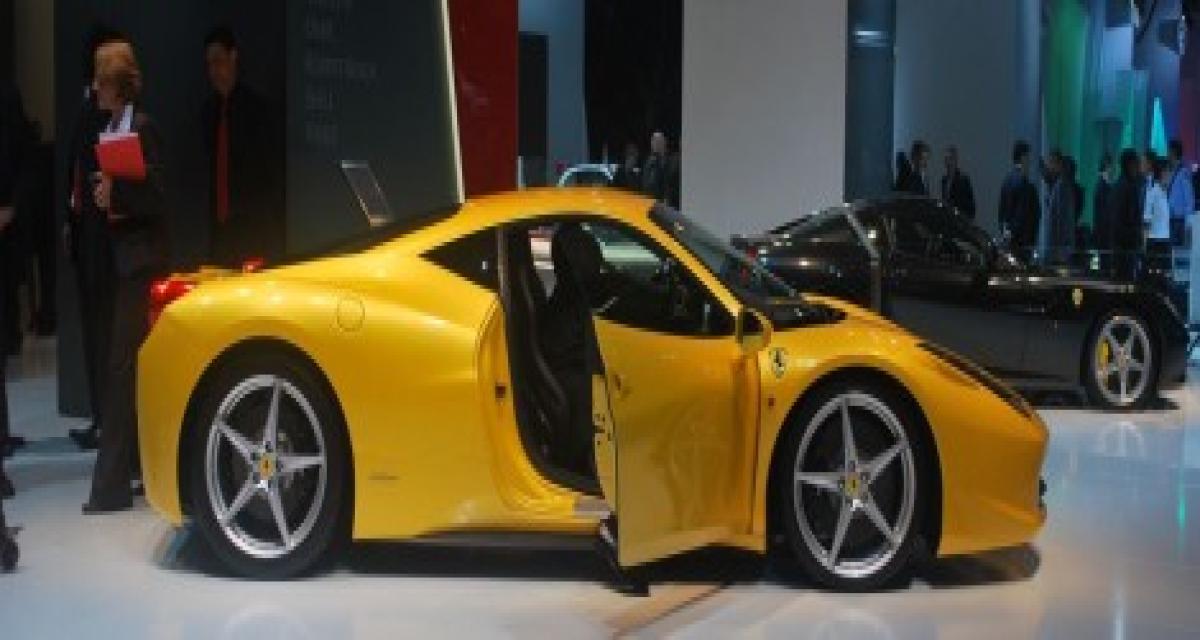 Francfort 2009 : vidéo énergique de la Ferrari 458 Italia