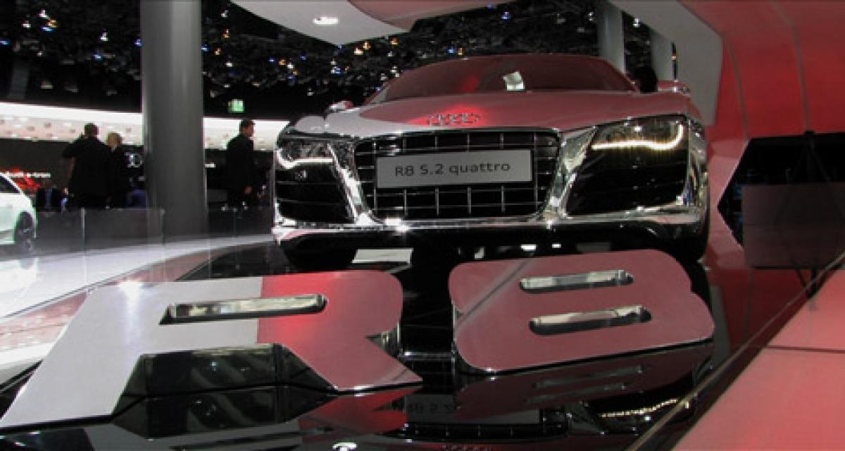 Francfort 2009 vidéo live : Audi R8 en alu poli
