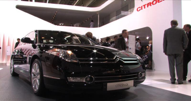  - Francfort 2009 vidéo live: Citroën C6 édition limitée