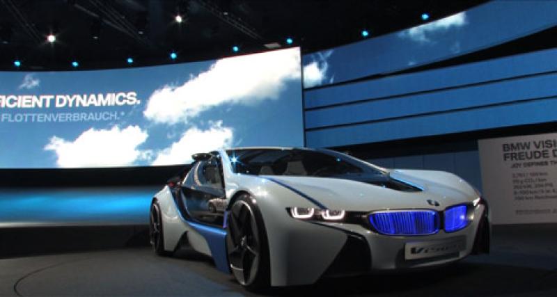  - Francfort 2009 vidéo live : BMW Vision EfficientDynamics