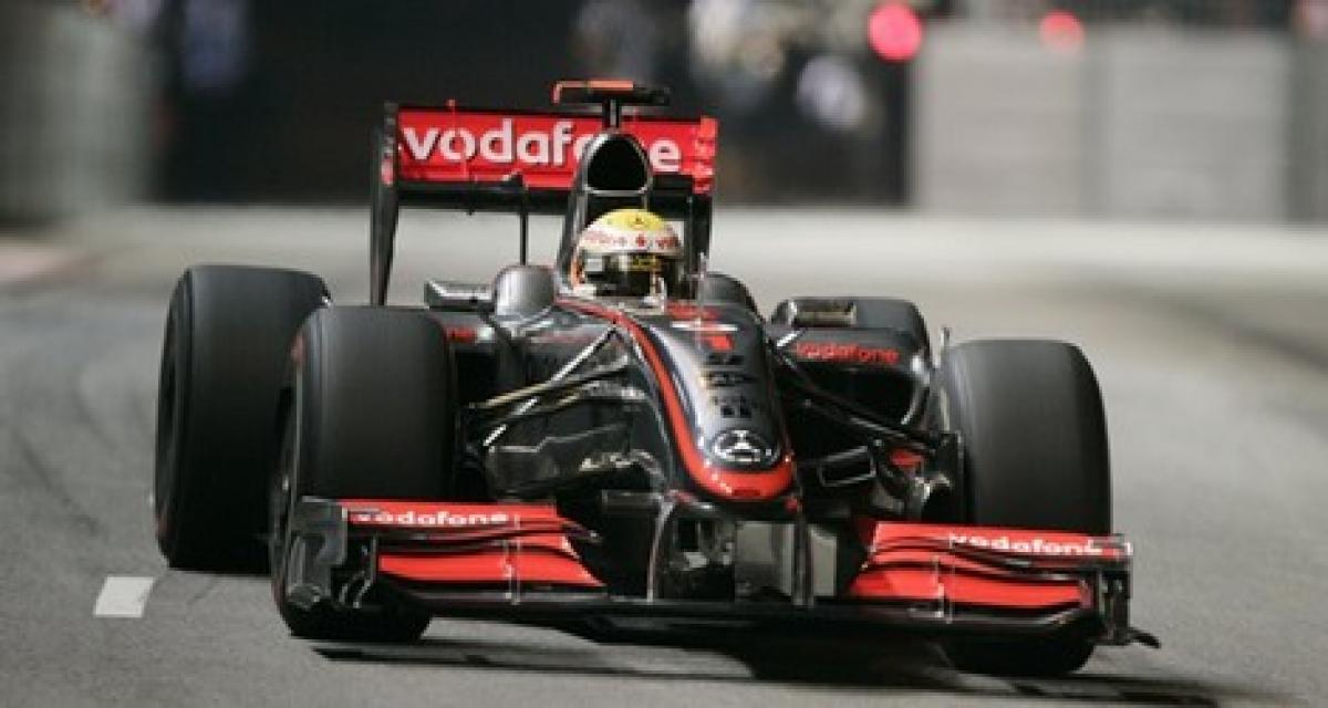 F1 Singapour qualifications: Hamilton hérite de la pole