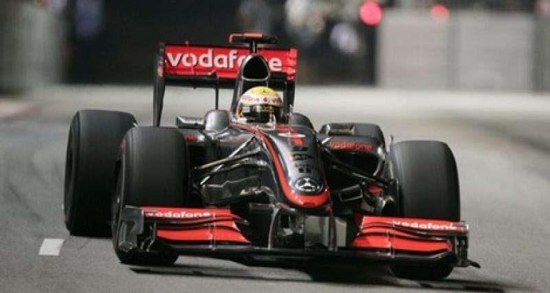  - F1 Singapour qualifications: Hamilton hérite de la pole
