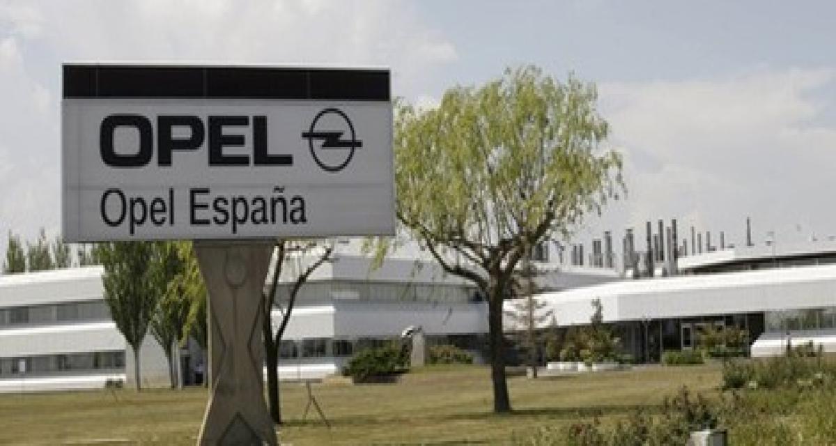 Chômage technique pour Opel en Espagne