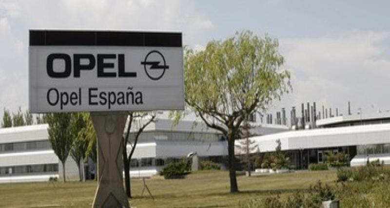  - Chômage technique pour Opel en Espagne