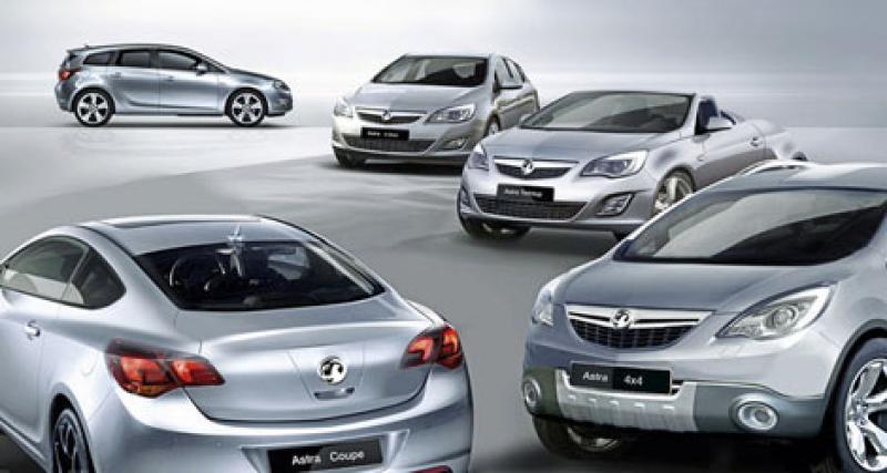  - L'Opel Astra et sa petite famille