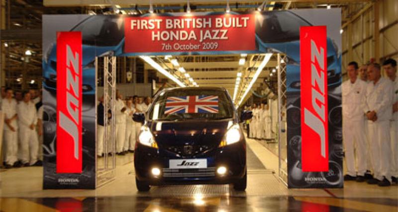  - Honda Jazz, début de production en Grande-Bretagne