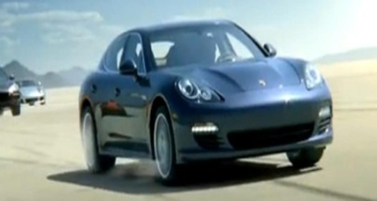 Vidéo : la Porsche Panamera fait sa pub
