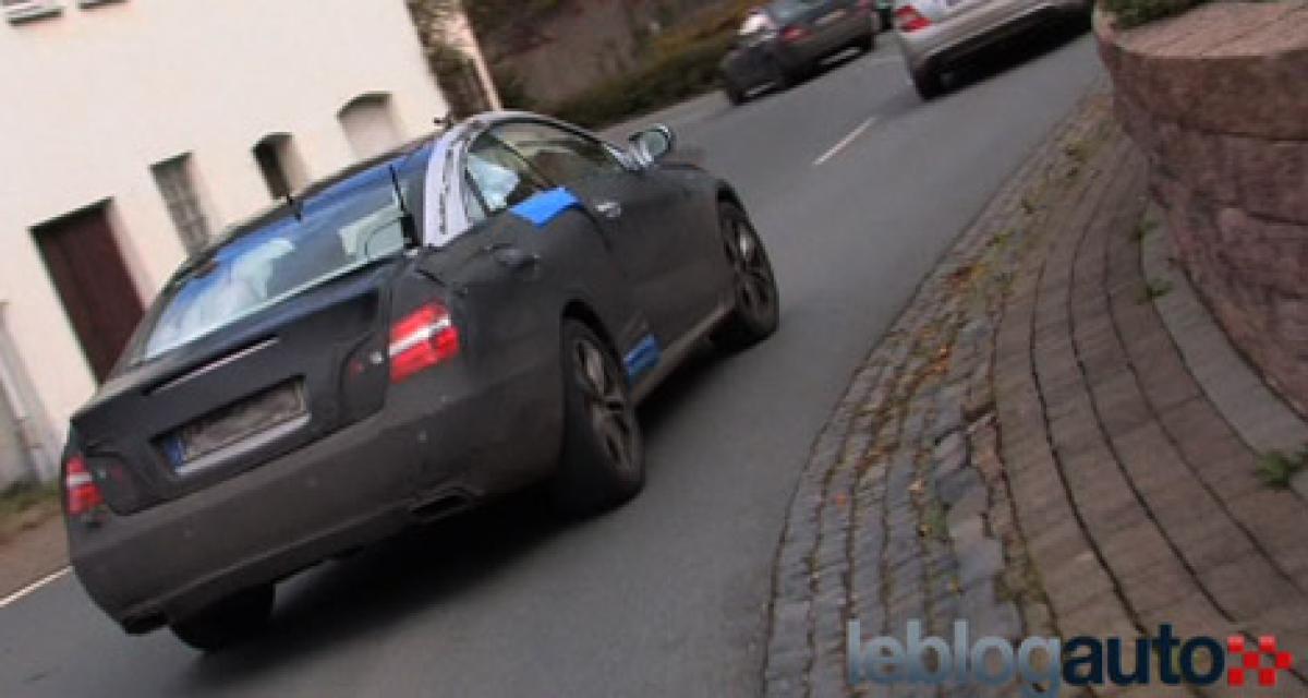 Spyshot : le coupé Mercedes Classe E AMG se prépare