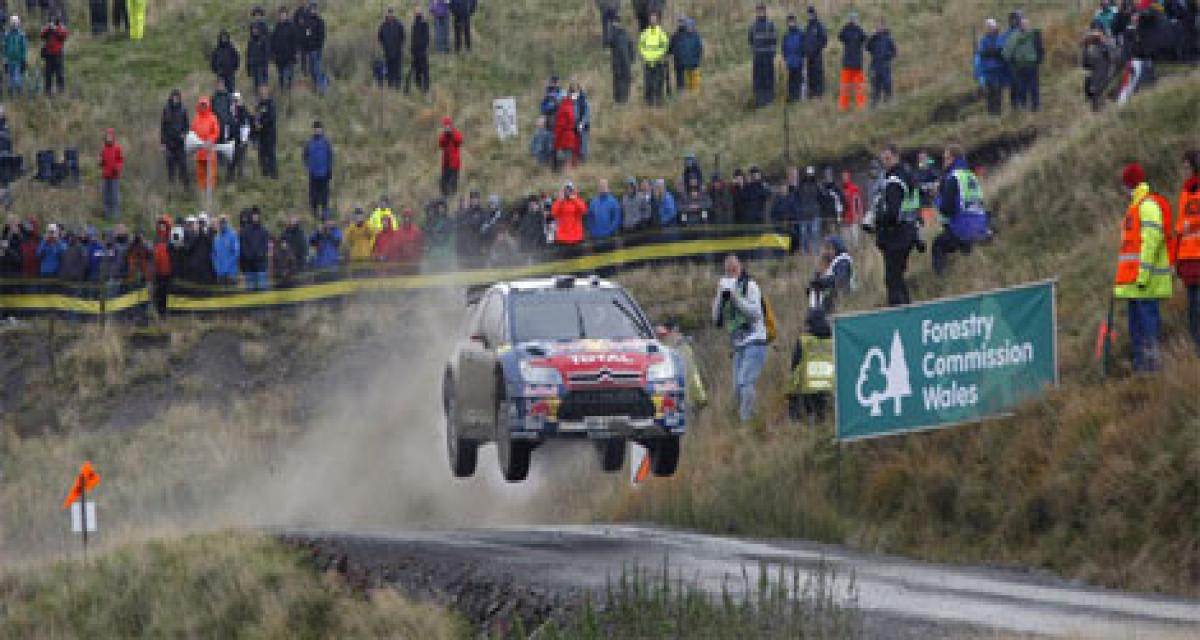 WRC : Hirvonen se rapproche de Loeb sous la pluie