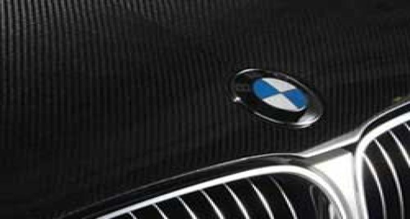  - BMW s'engage sur la fibre de carbone