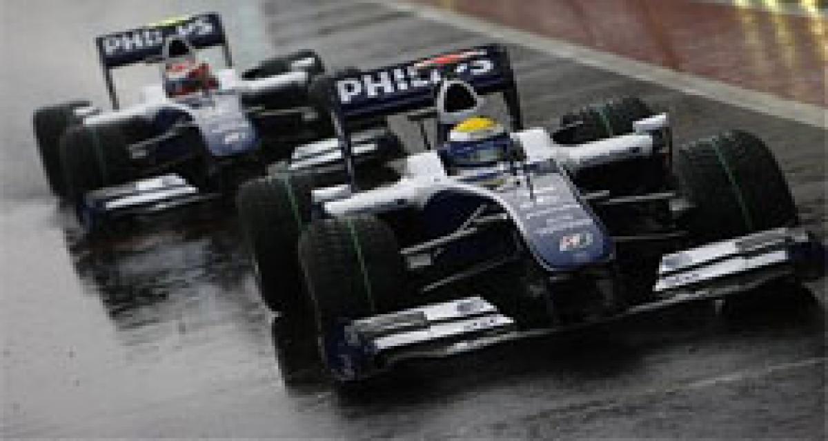 F1 : Williams avec Barrichello et Hulkenberg