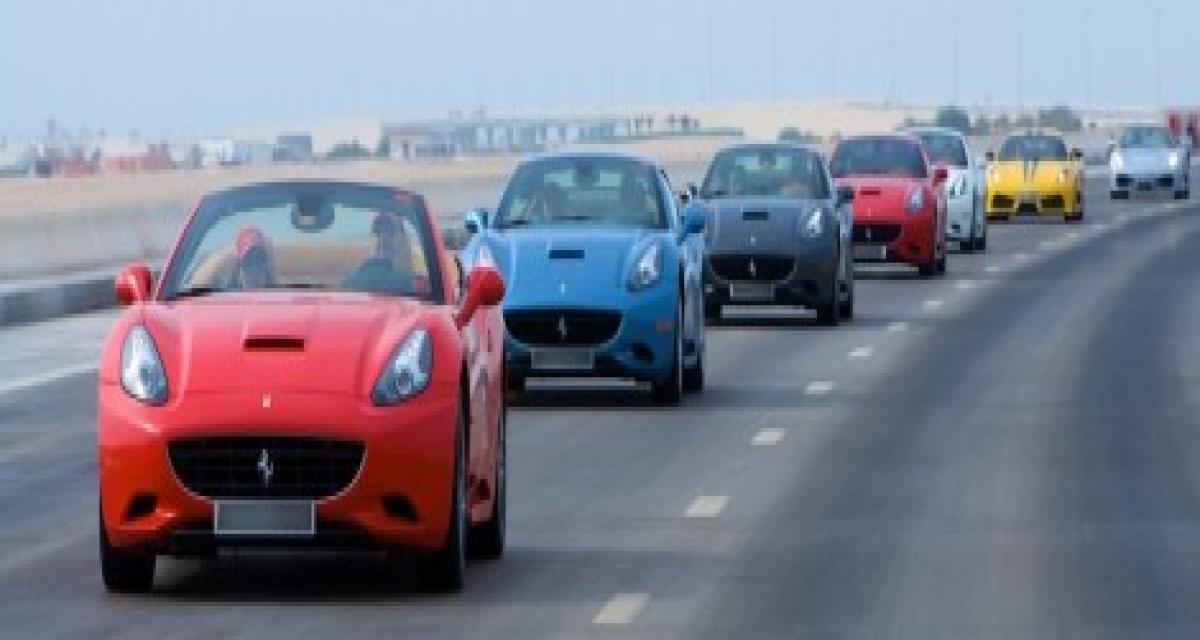 Parade Ferrari à Abu Dhabi : la vidéo