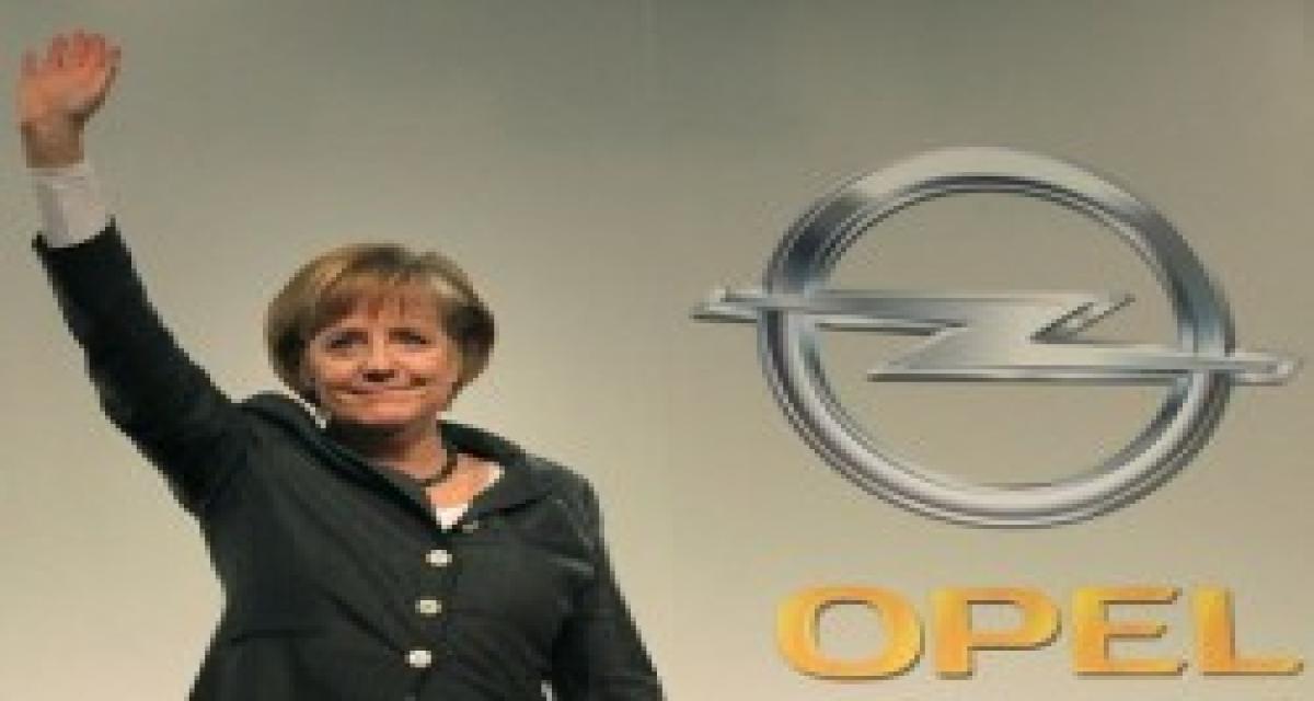 Merkel : GM doit supporter la restructuration d'Opel
