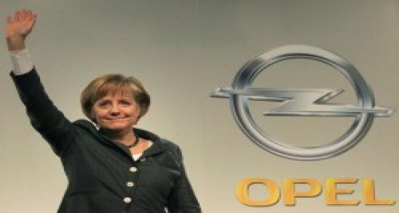  - Merkel : GM doit supporter la restructuration d'Opel