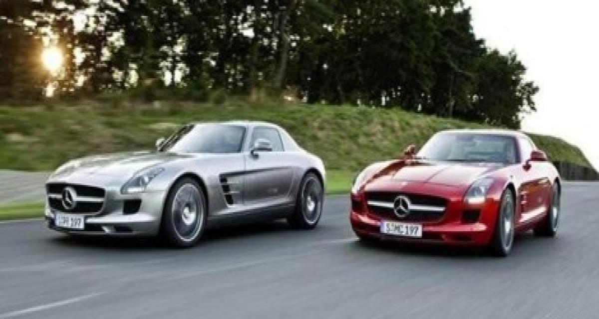 Mercedes SLS AMG : tarifs et options