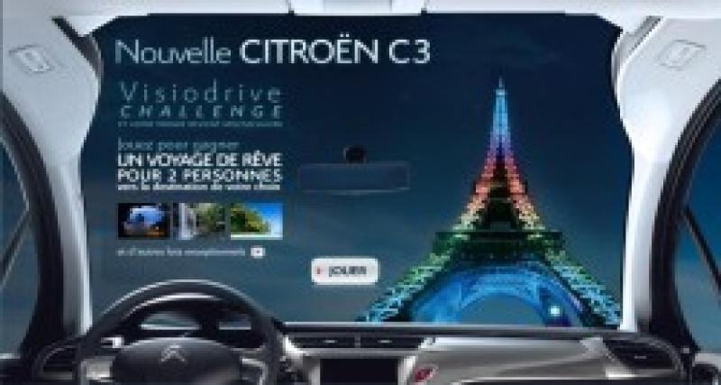  - Citroën C3 : le pare-brise Zénith version challenge