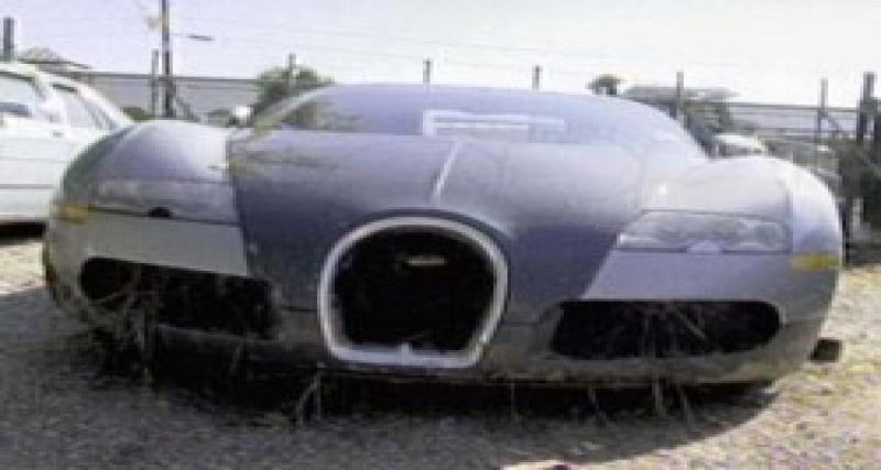  - La Bugatti Veyron amphibie repêchée et au sec