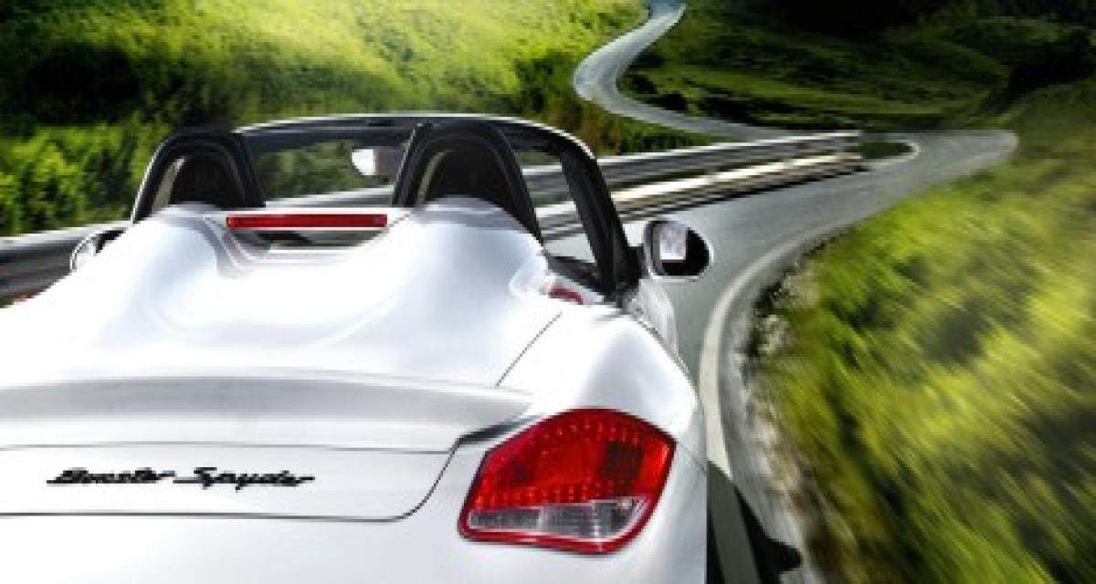 Détente : de nouvelles images de la Porsche Boxster Spyder