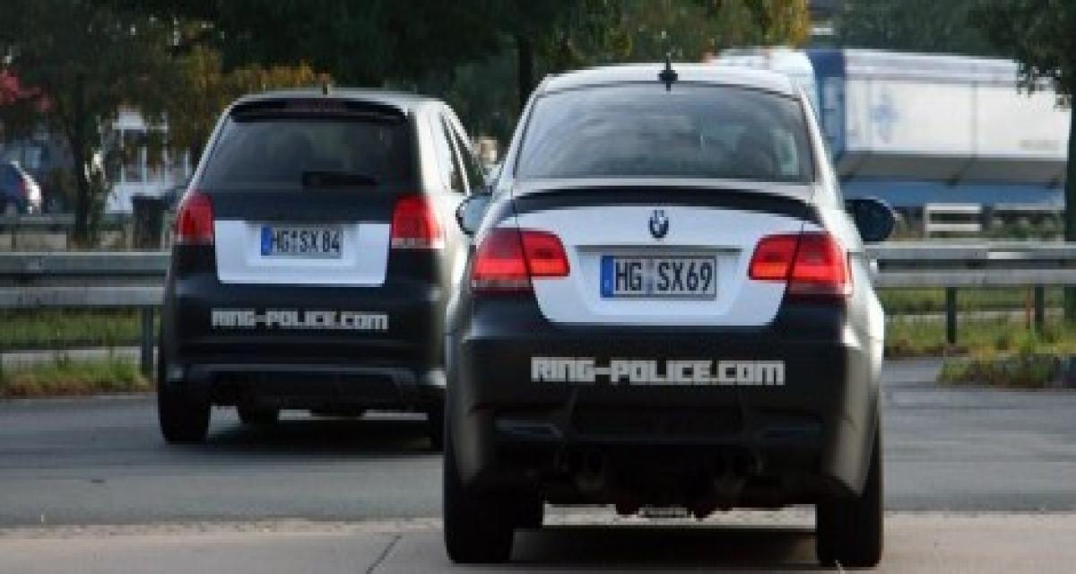 BMW M3 et Audi S3 Ring Police sur le Ring