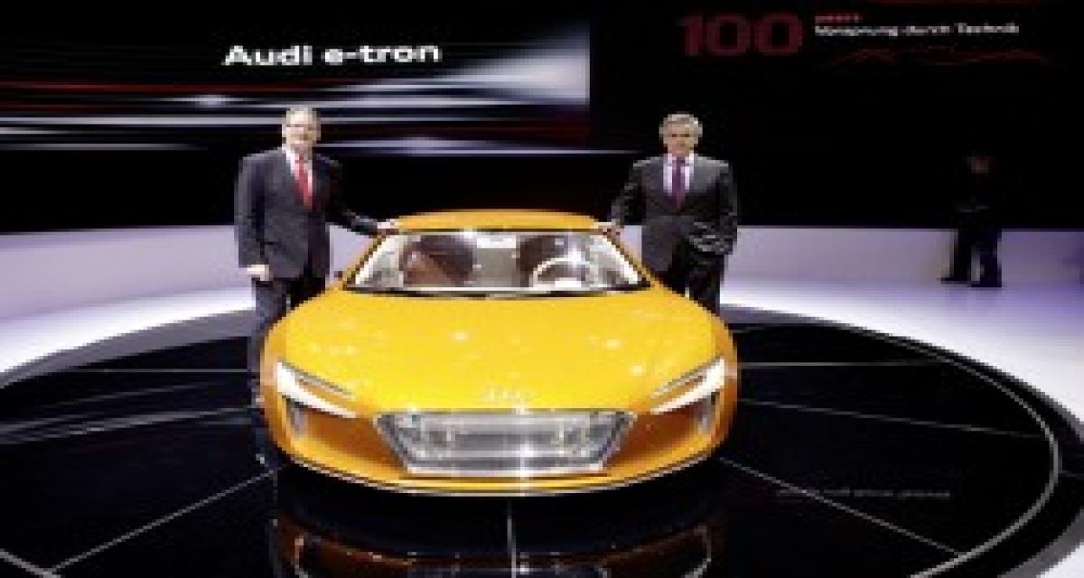 Los Angeles 2009 : Audi dévoile l'e-tron orange