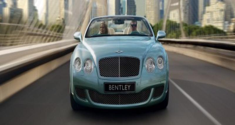  - 5 000 Bentley écoulées en 2009