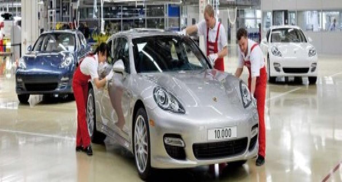 Porsche Panamera : 10 000 unités produites