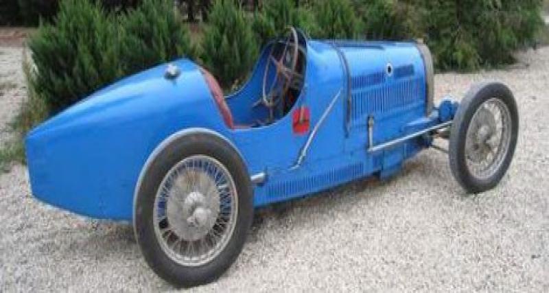 - Une illustre Bugatti de course flambe aux enchères