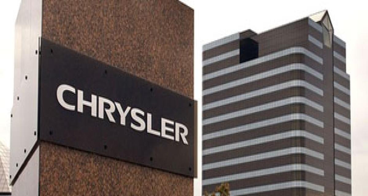 Chrysler ne remboursera pas son prêt de 4 milliards