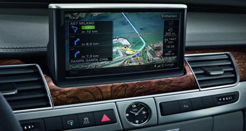  - Google Earth à bord de l'Audi A8