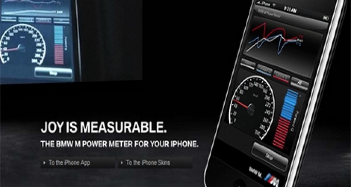 BMW lance l'application M Power sur iPhone