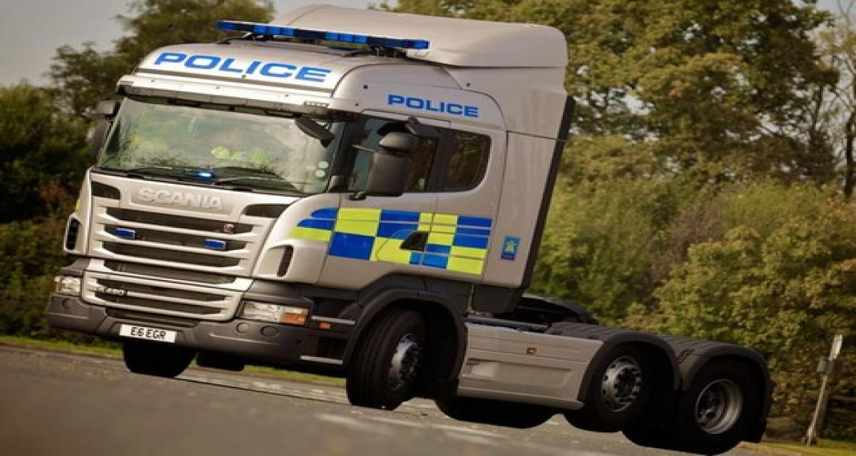 Un Scania pour la Central Motorway Police