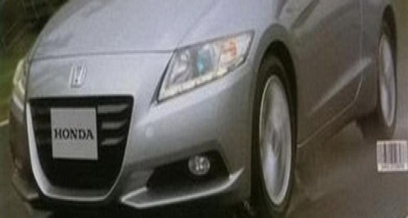  - Honda CR-Z : encore de nouvelles fuites