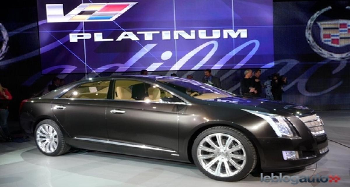 Detroit 2010 live: Cadillac XTS Platinum Concept