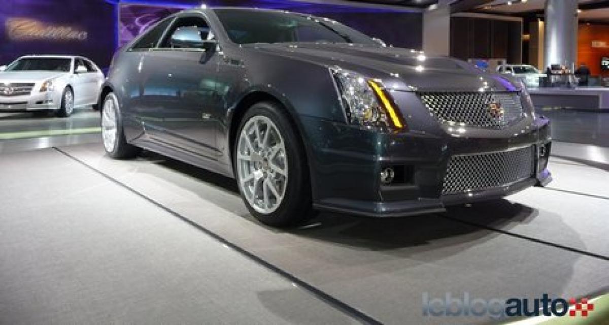 Detroit 2010 : la Cadillac CTS-V Coupé en action