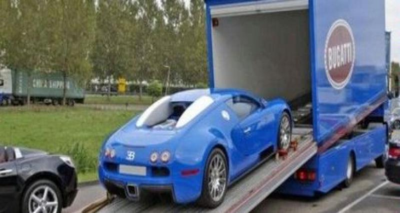  - A saisir : une Veyron d'occasion et son camion