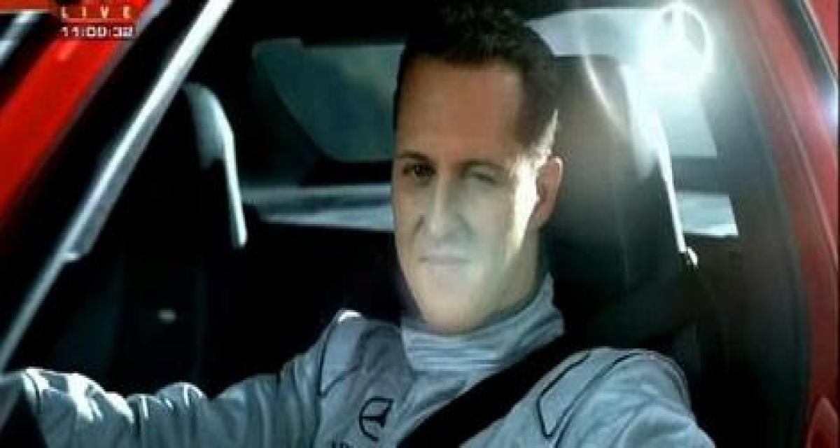 Schumacher alias Matrix en SLS AMG, c'était presque lui (vidéo)