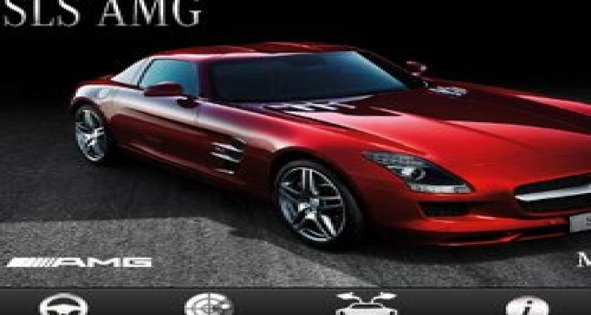 La Mercedes SLS AMG sur iPhone
