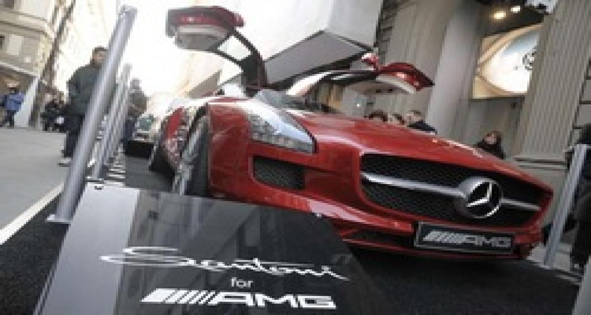 Santoni chausse les conducteurs de SLS AMG